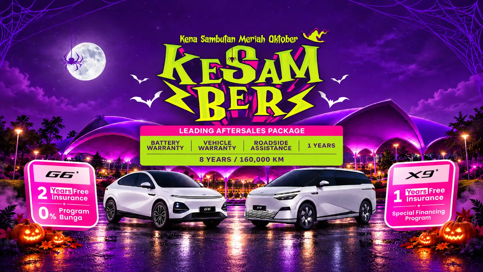 Promo KESAMBER XPENG Solo: Sensasi Bunga 0% & Free Asuransi untuk Mobil Listrik Idaman